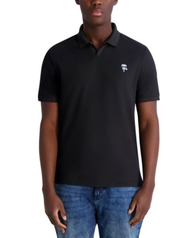 Мужская рубашка-поло KARL LAGERFELD PARIS Regular-Fit Karl Head Piqué