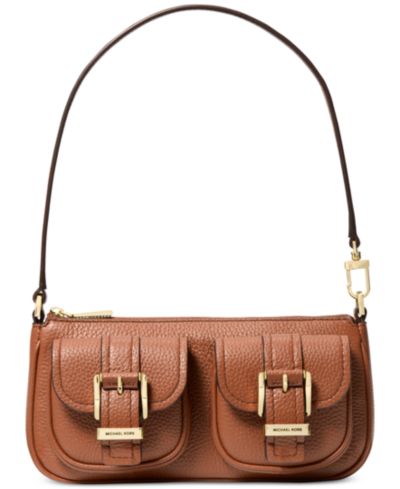 Michael Kors Zoe Small Leather Convertible Slim Shoulder Bag