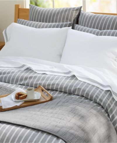 Lands' End 400 Thread Count Sateen Embroidered Sheets