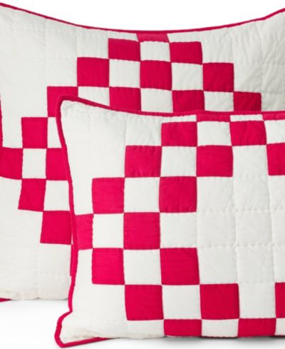 Lands' End Irish Chain Quilt Pillow Sham