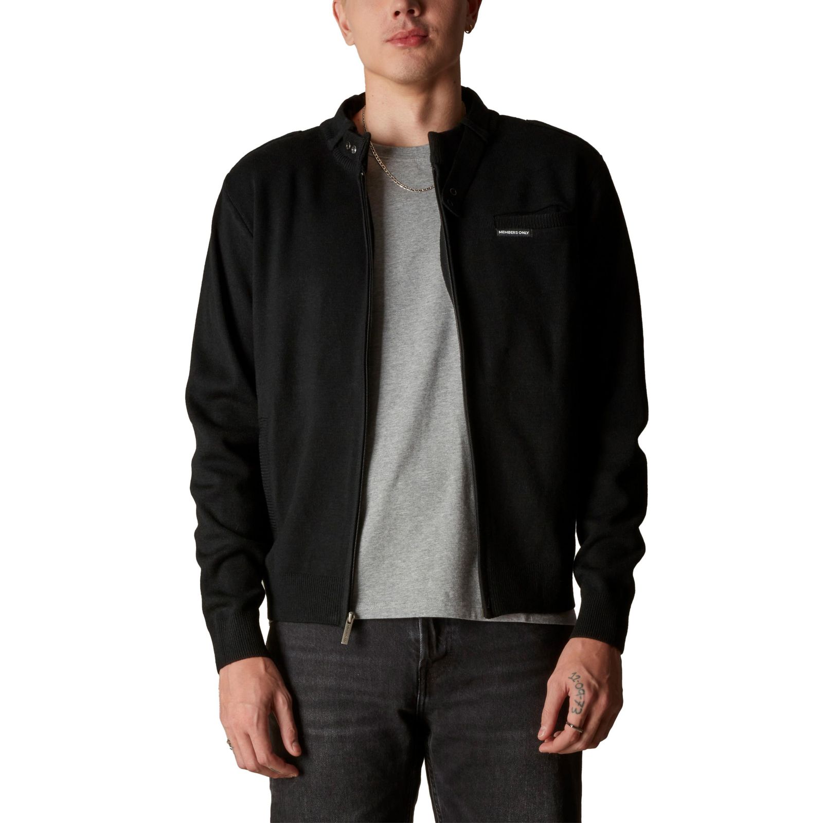 Members Only Мужской Iconic Racer Sweater