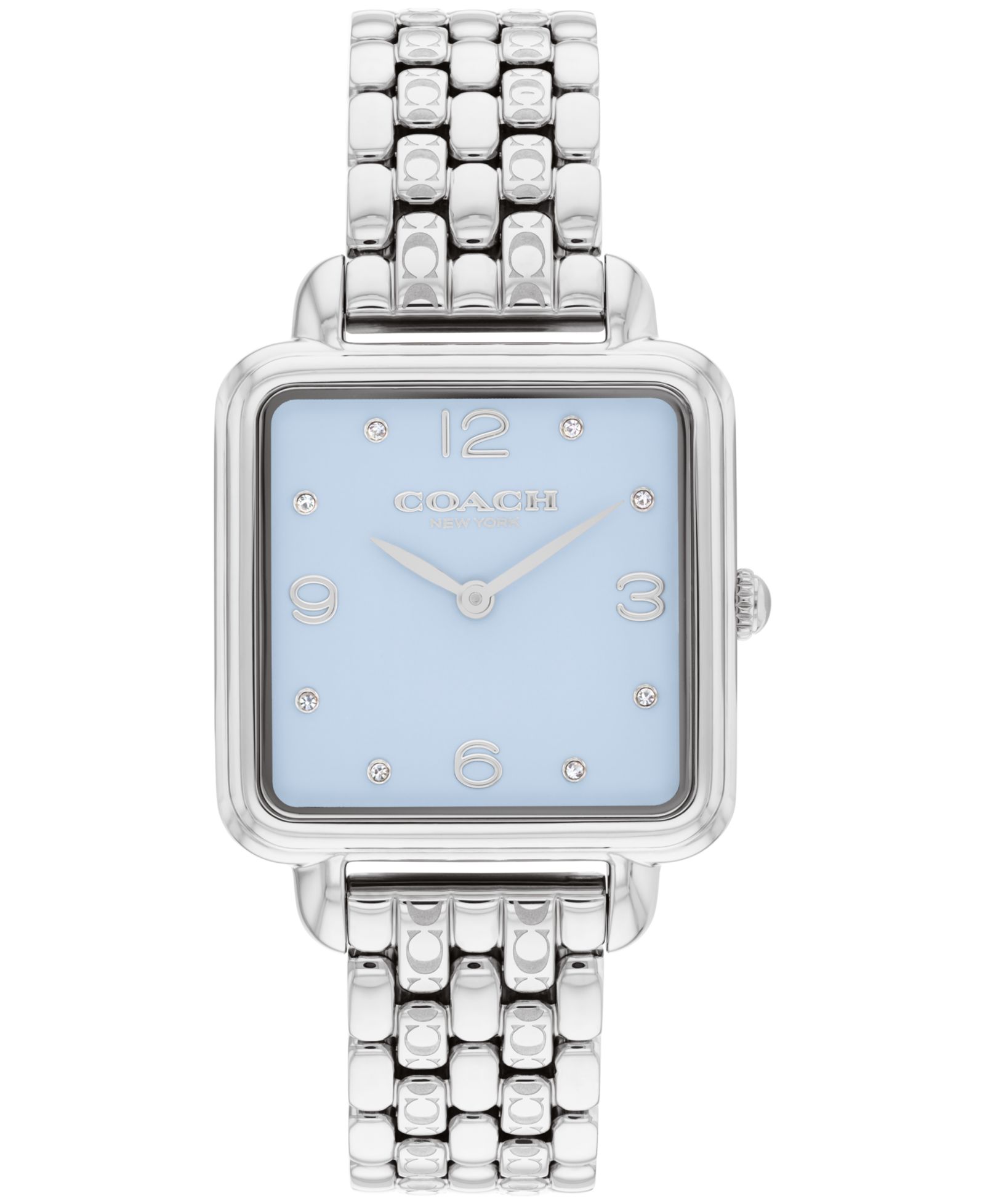 Женские наручные часы COACH Cass из нержавеющей стали серебристого цвета, 28mm