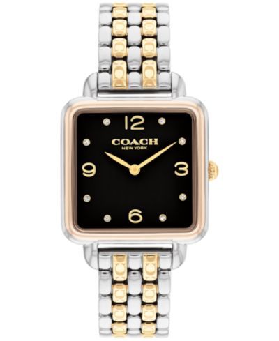 Женские часы COACH Cass Tri-Tone Stainless Steel Bracelet, 28mm