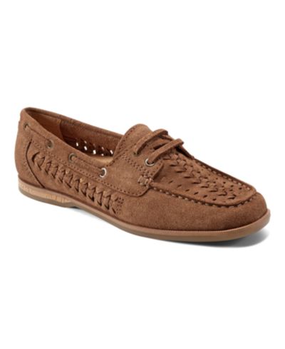 Earth Женские Wishing Woven Slip-On Boat Shoe