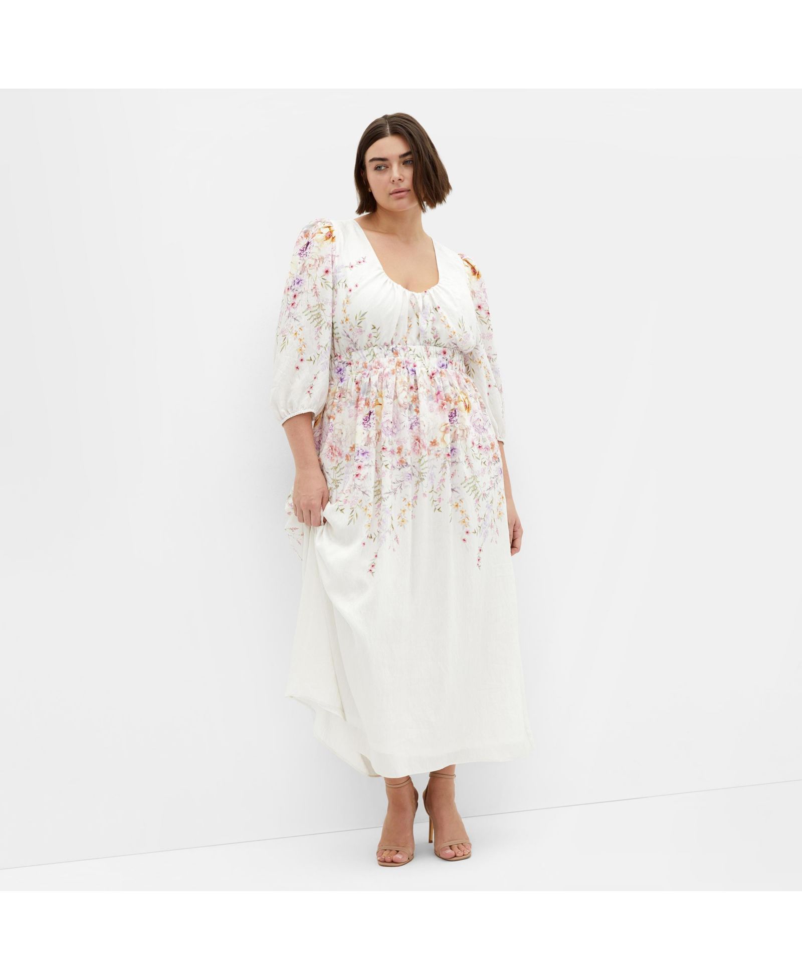 Женское макси-платье CITY CHIC Keyla Print