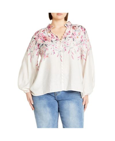 CITY CHIC Women's Keyla Print Shirt