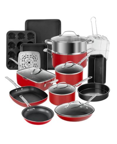 GRANITESTONE 20-Piece Ultra-Durable Non-Stick Diamond Infused Cookware and Bakeware Set
