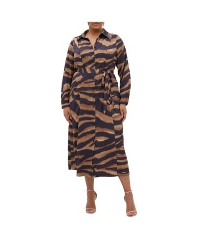 Женское платье CITY CHIC Plus Size Untamed