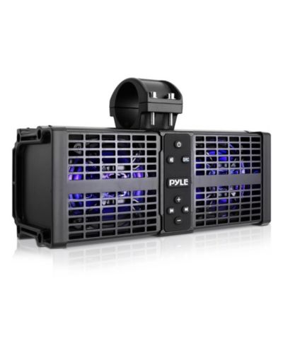 Pyle 11" Powered Bluetooth Soundbar System with LED Lights