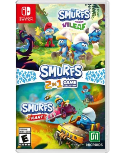 Thq Nordic Smurfs 2 In 1 Game Collection: Mission Vileaf and Smurfs Kart Nintendo Switch