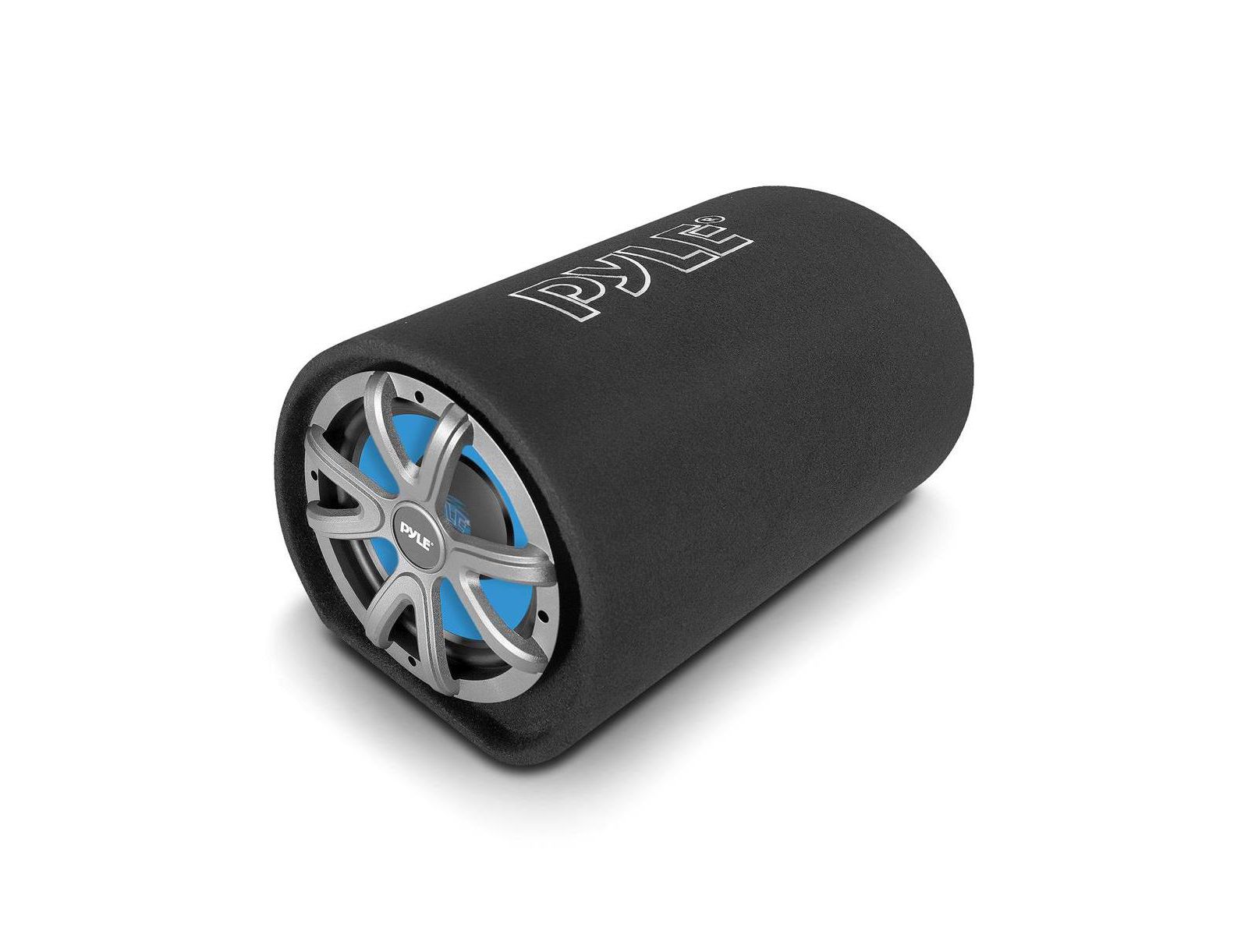 Pyle 8'' Amplified Car Subwoofer Enclosure, 400W, Carpeted