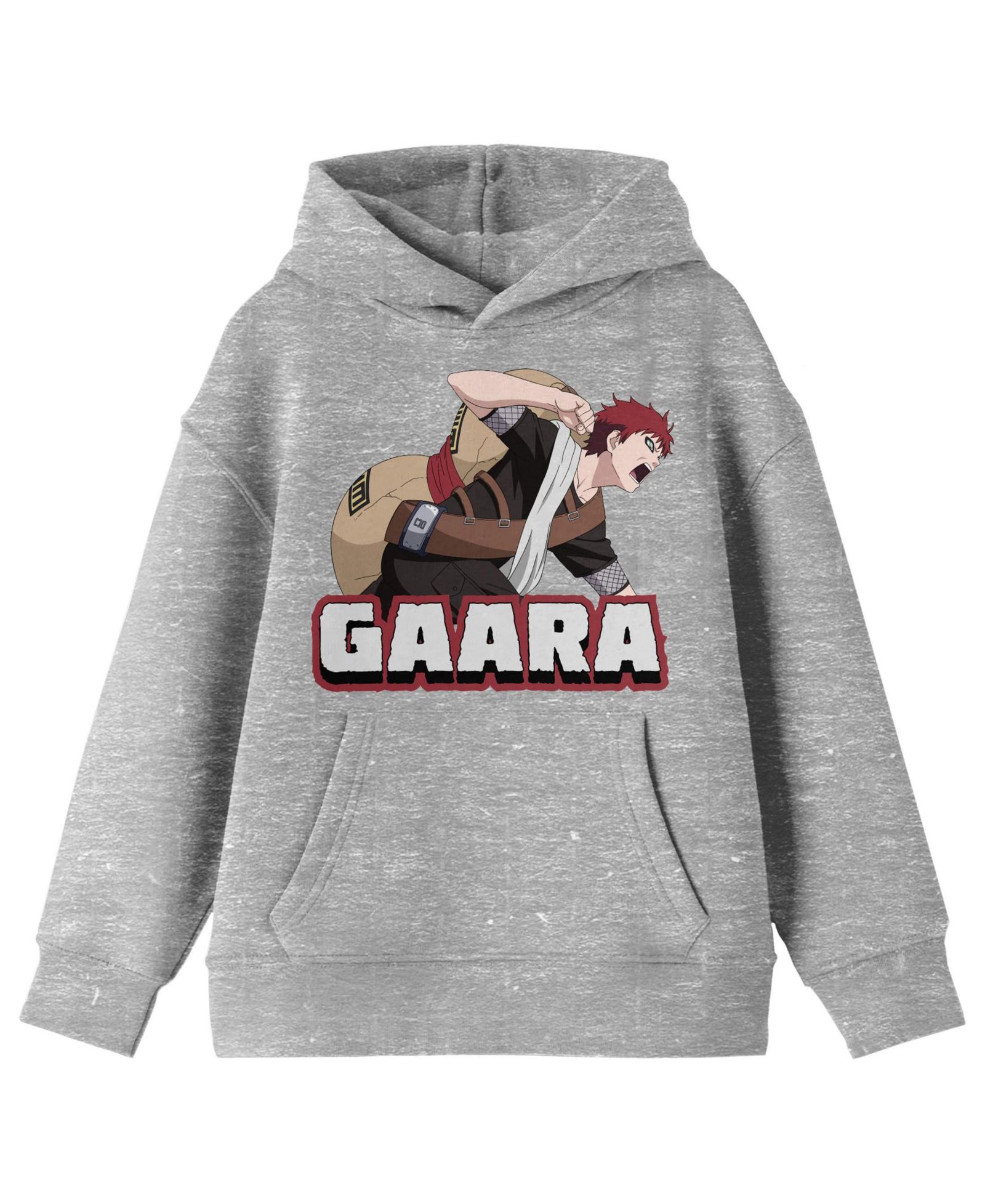 Худи Naruto Classic Gaara Character in Action Pose Youth Athletic Heather XS