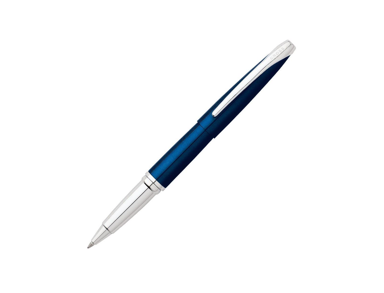 Ручка A. T. Cross Selectip Rollerball ATX Translucent Blue Lacquer с полированным хромом