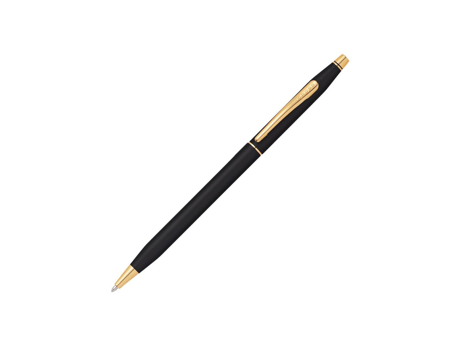 A. T. Cross A.T. Cross Classic Century Cross Classic Black with 23KT Gold-Plated Appointments Ballpoint Pen