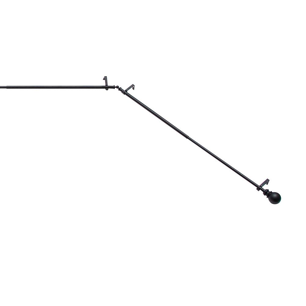 Kenney Bryce 3/4 Inch Decorative Bay Window Curtain Rod - Stylish and Versatile