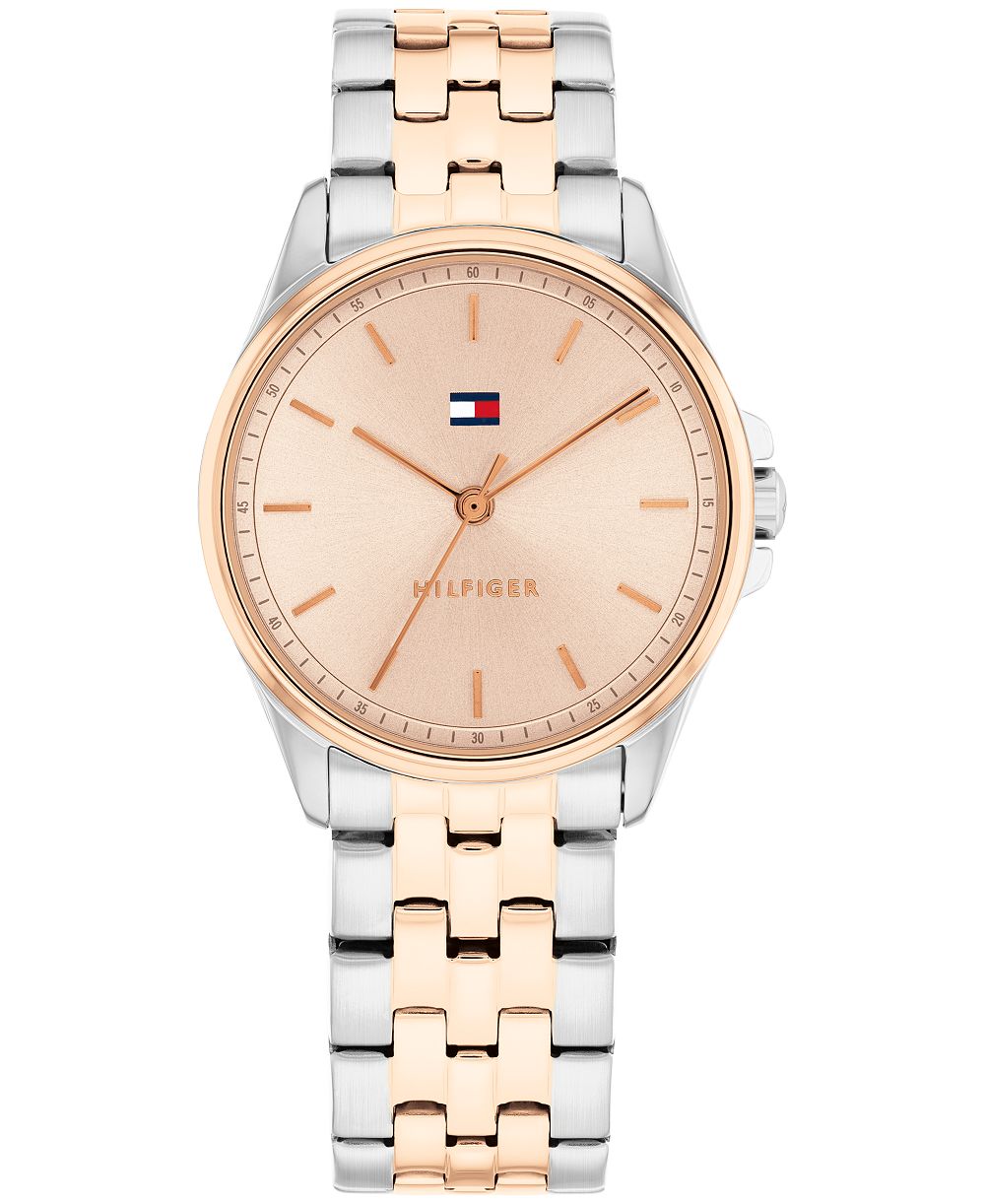 Женские часы Tommy Hilfiger Quartz Two-Tone Stainless-Steel Bracelet, 30mm