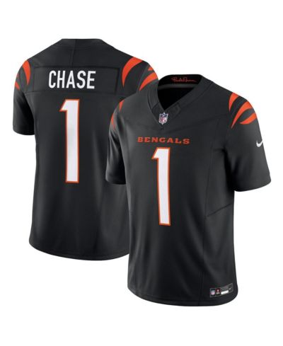 Nike Men's Ja'Marr Chase Black Cincinnati Bengals Vapor F.U.S.E. Limited Jersey