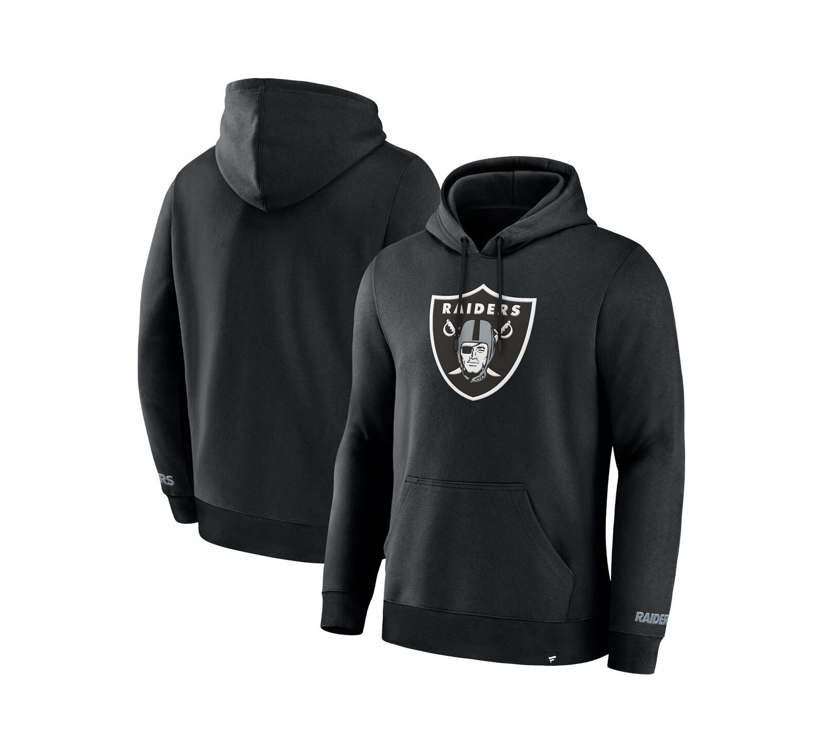 Fanatics Мужское флисовое худи Las Vegas Raiders Legacy, черное