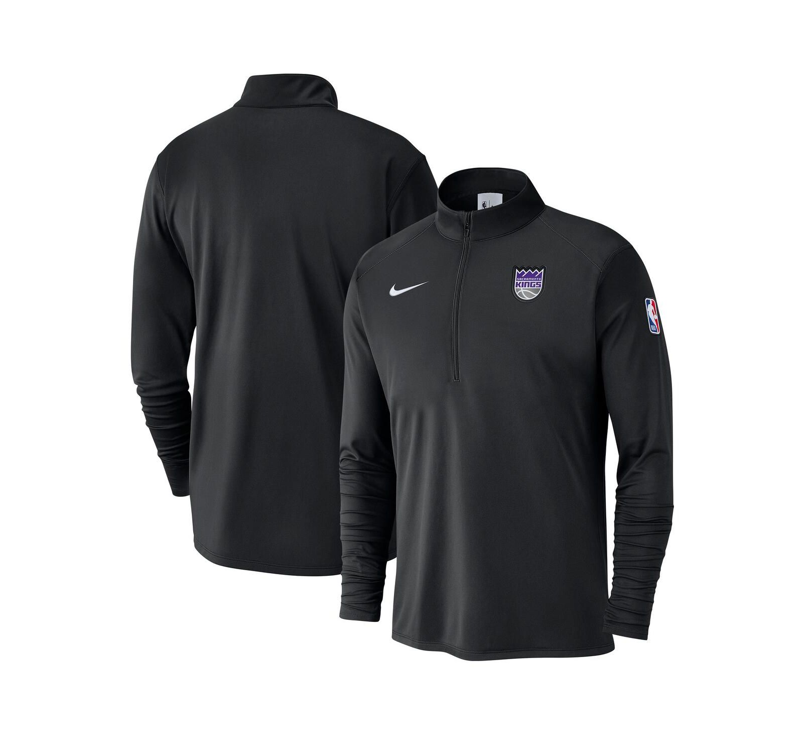 Nike Мужская спортивная кофта Nike Black Sacramento Kings 2024/25 Courtside