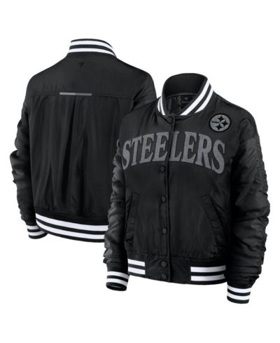 Fanatics Женская черная куртка Full-Snap Elements Wave Pittsburgh Steelers