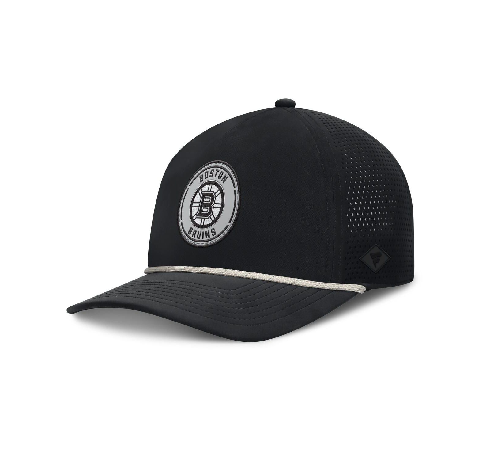 Мужская кепка Fanatics Boston Bruins Black Performance A-Frame Adjustable