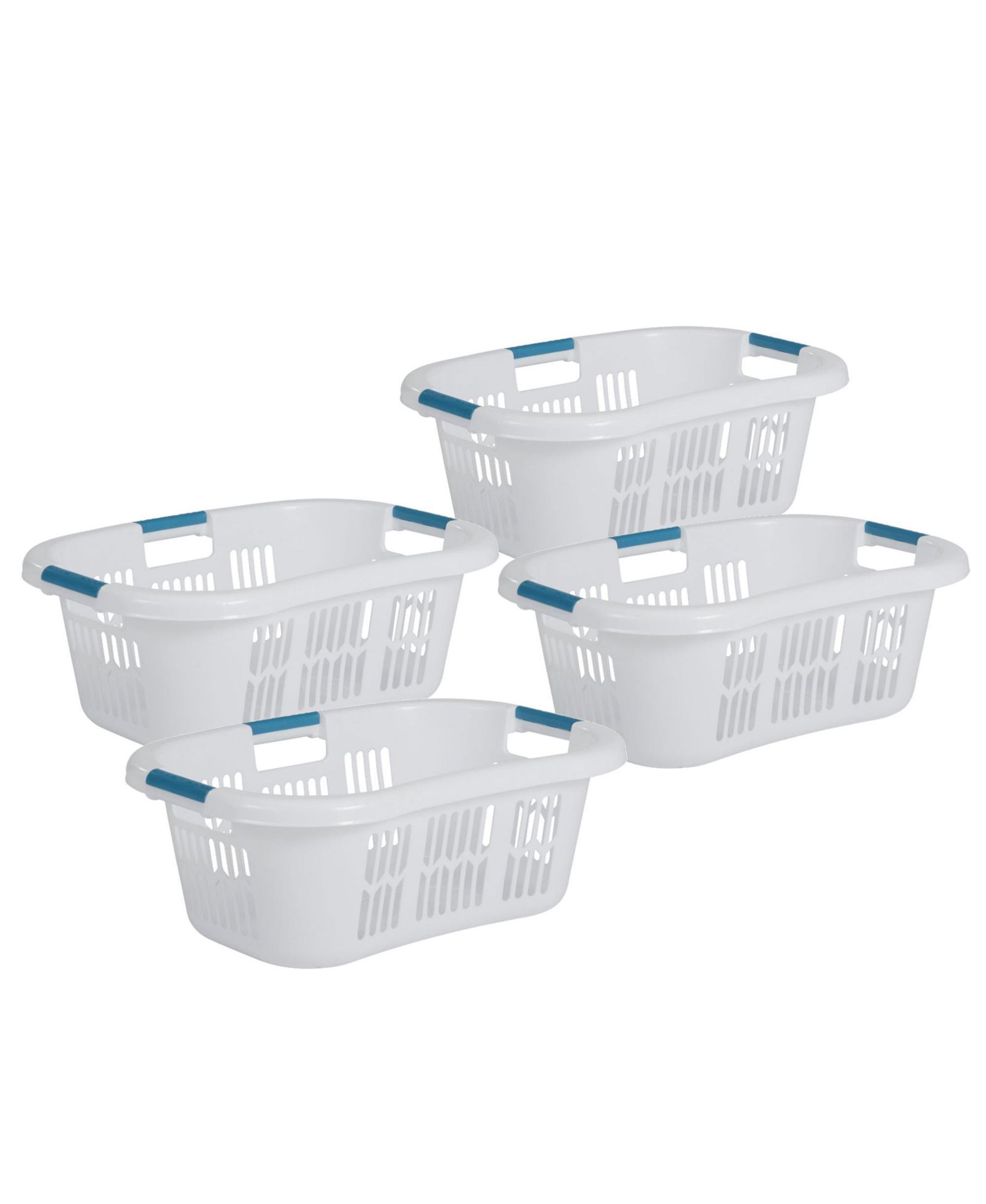 Rubbermaid корзина для белья малая, пластиковая, белая, 4 шт