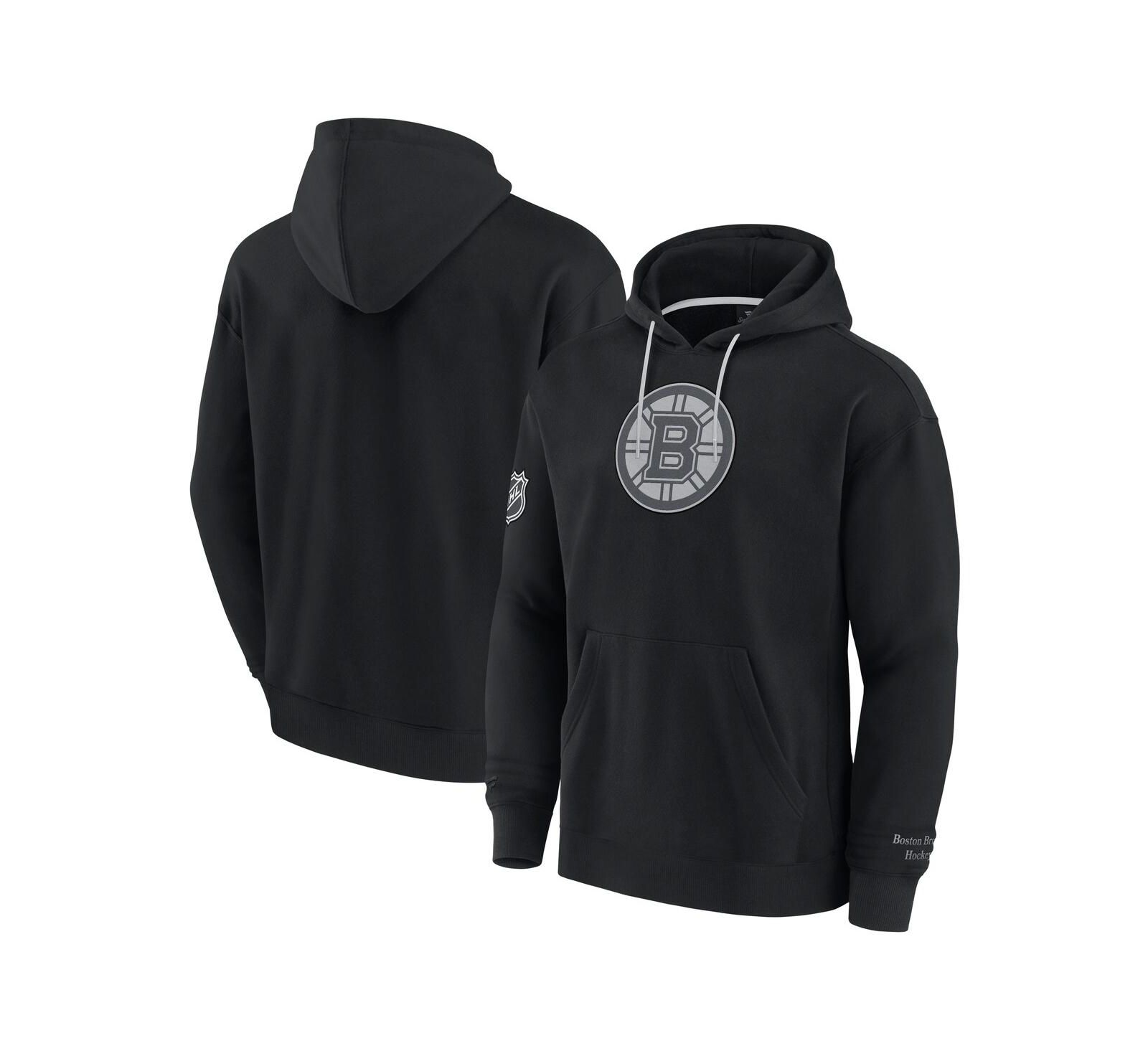 Мужское худи Fanatics Boston Bruins Elements Pace Pullover, черное