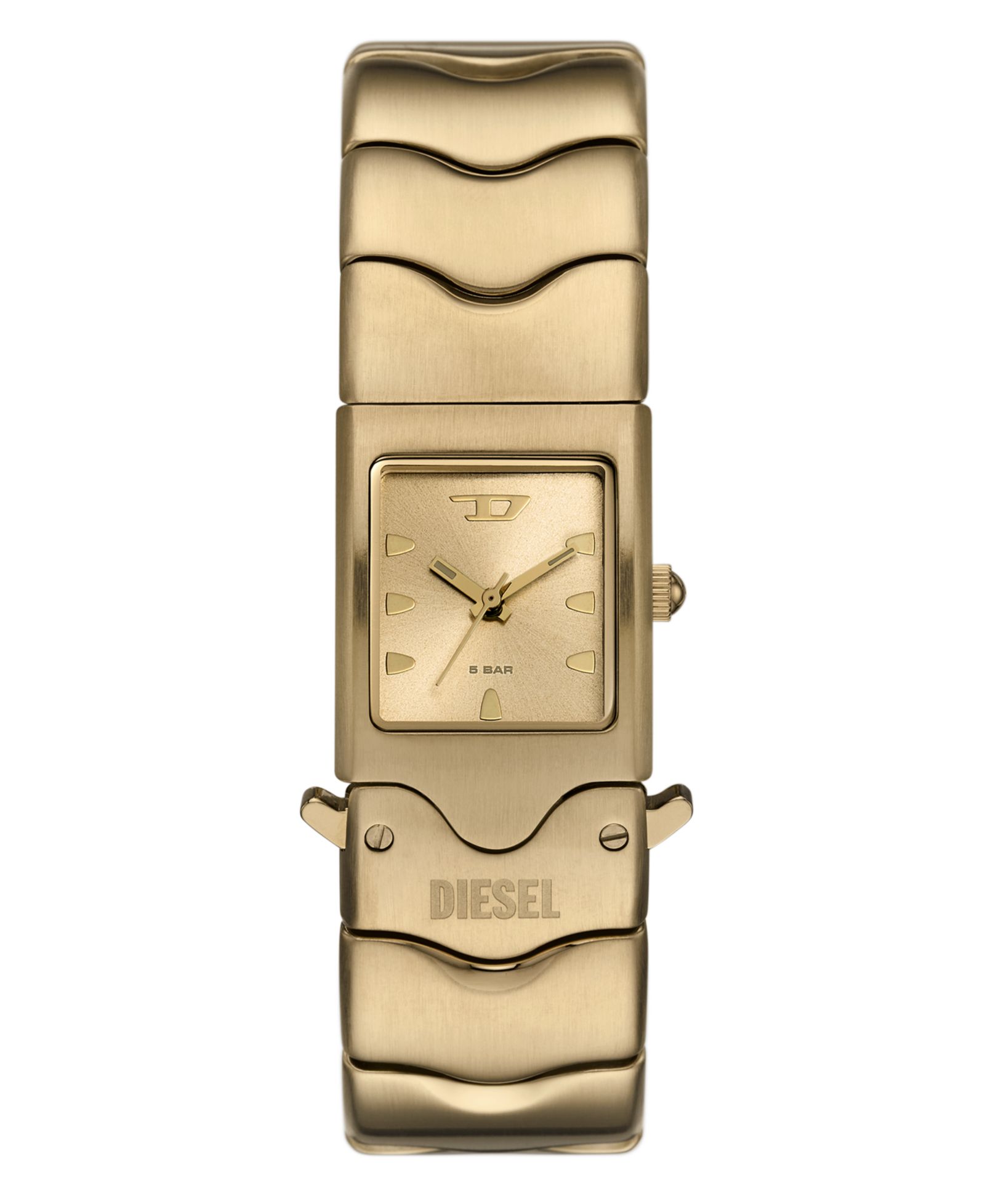 Мужские часы Diesel Closer Quartz Three-Hand Gold Stainless Steel 22mm