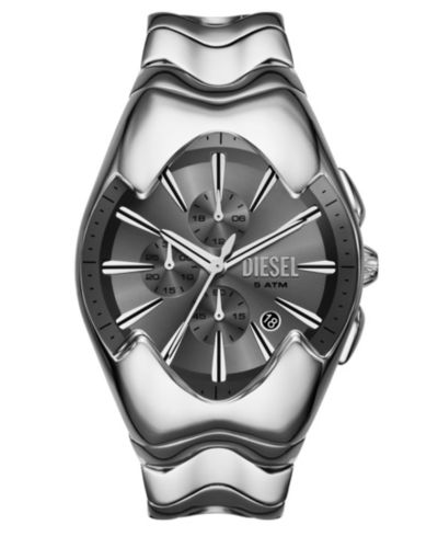 Мужские часы Diesel Mercurial Quartz Chronograph Silver Stainless Steel, 45mm