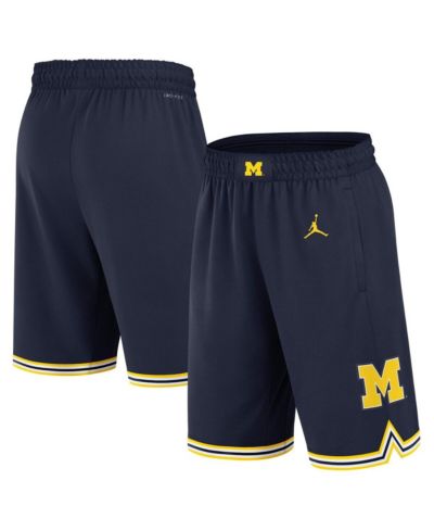 Мужские баскетбольные шорты Jordan Michigan Wolverines Road Replica Performance