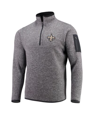 Мужская куртка Antigua New Orleans Saints Fortune Quarter-Zip Pullover