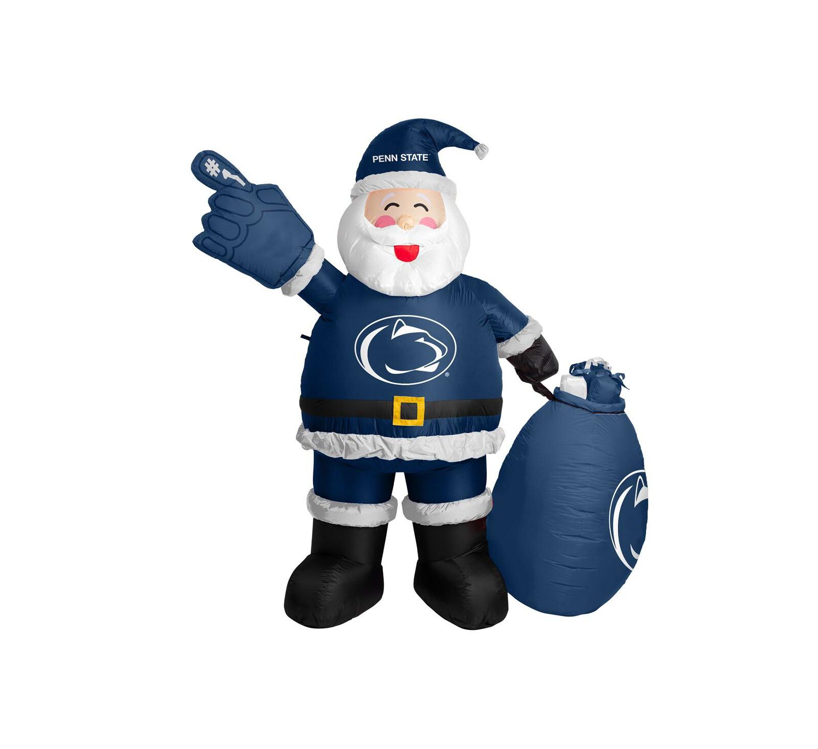 Logo Brands Penn State Nittany Lions 7' Inflatable Santa