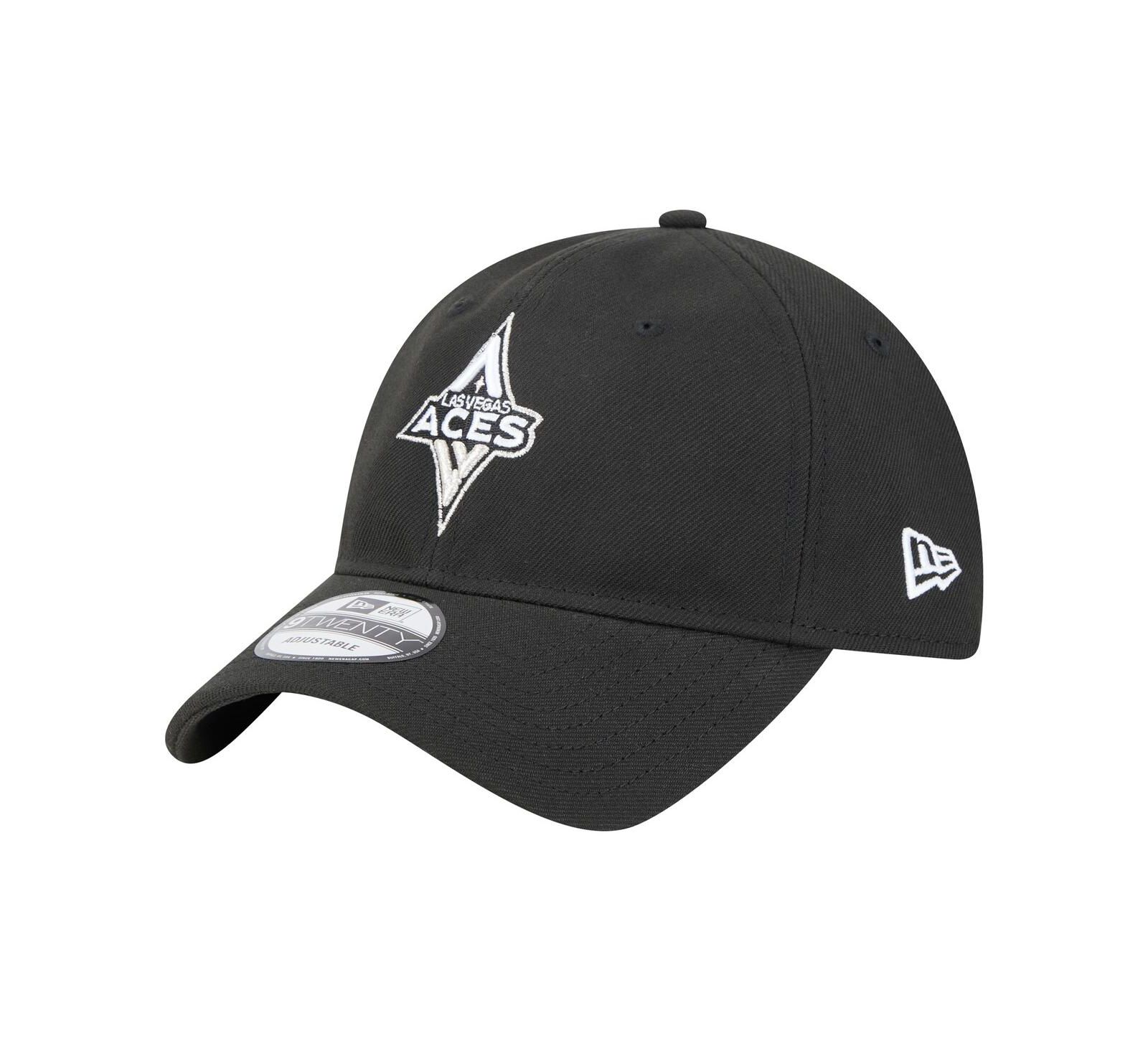 Регулируемая кепка New Era Men's and Women's Black Las Vegas Aces Core Logo 9TWENTY