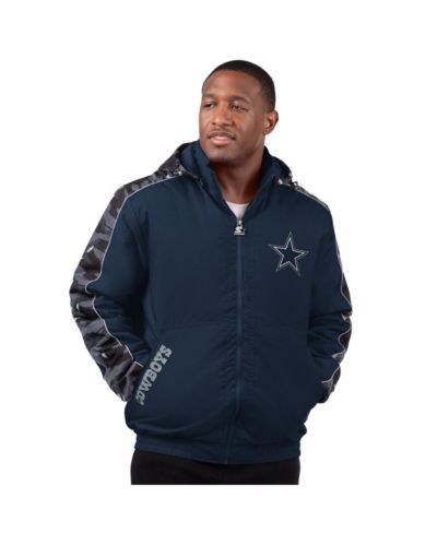 Мужская куртка Starter Navy Dallas Cowboys Thursday Night Gridiron Full-Zip