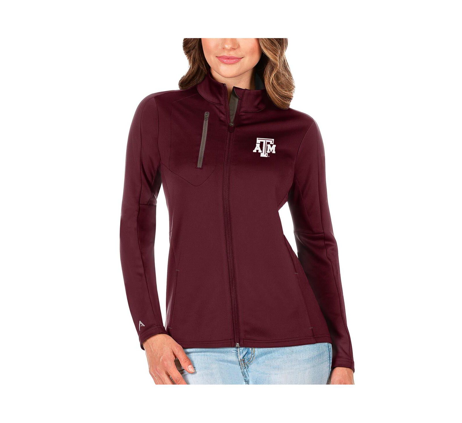 Antigua Women's Maroon/Graphite Texas A&M Aggies Generation Full-Zip Jacket