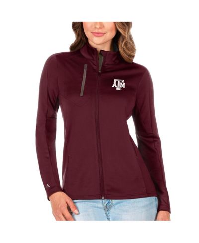 Женская куртка Antigua Texas A&M Aggies Generation Full-Zip, цвет Maroon/Graphite