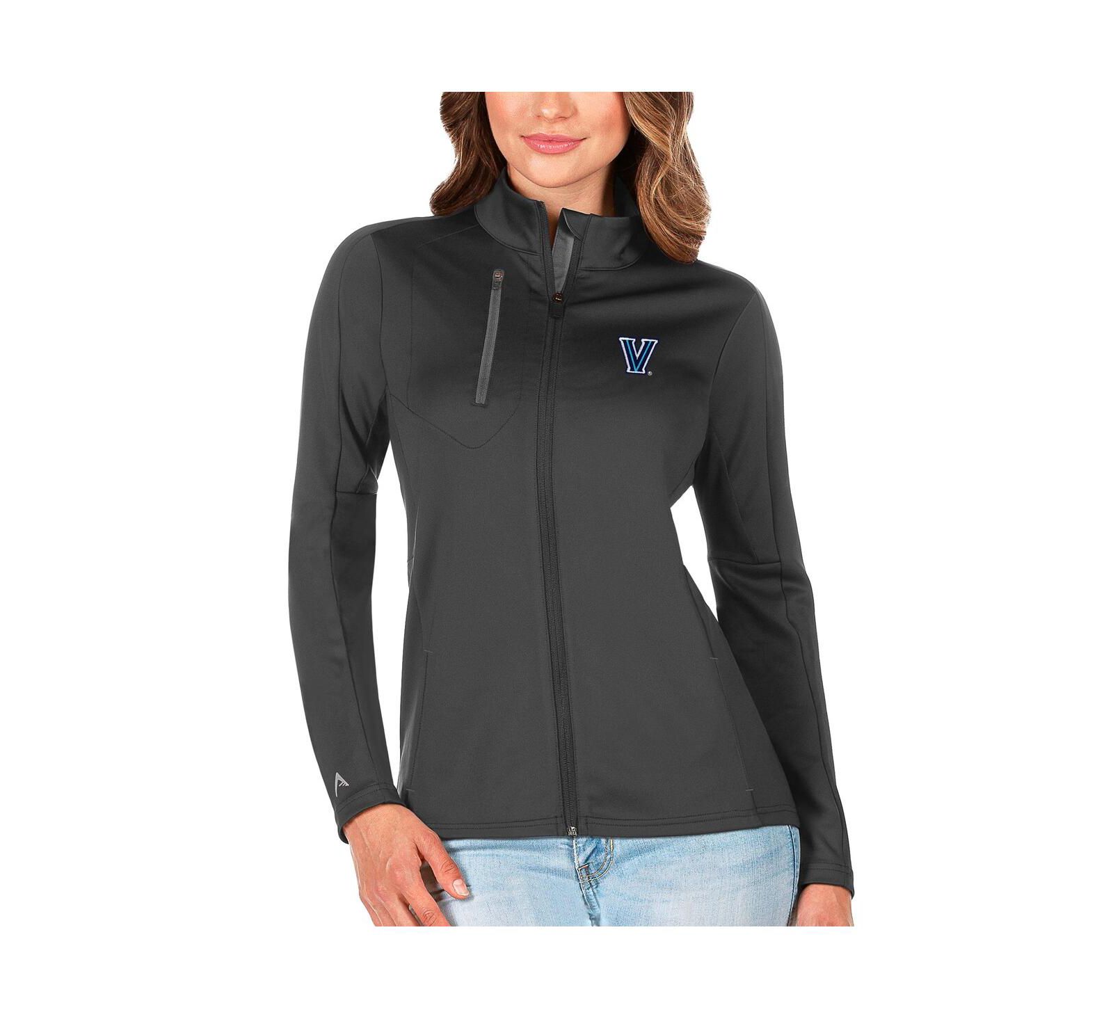 Antigua Women's Graphite/Silver Villanova Wildcats Generation Full-Zip Jacket
