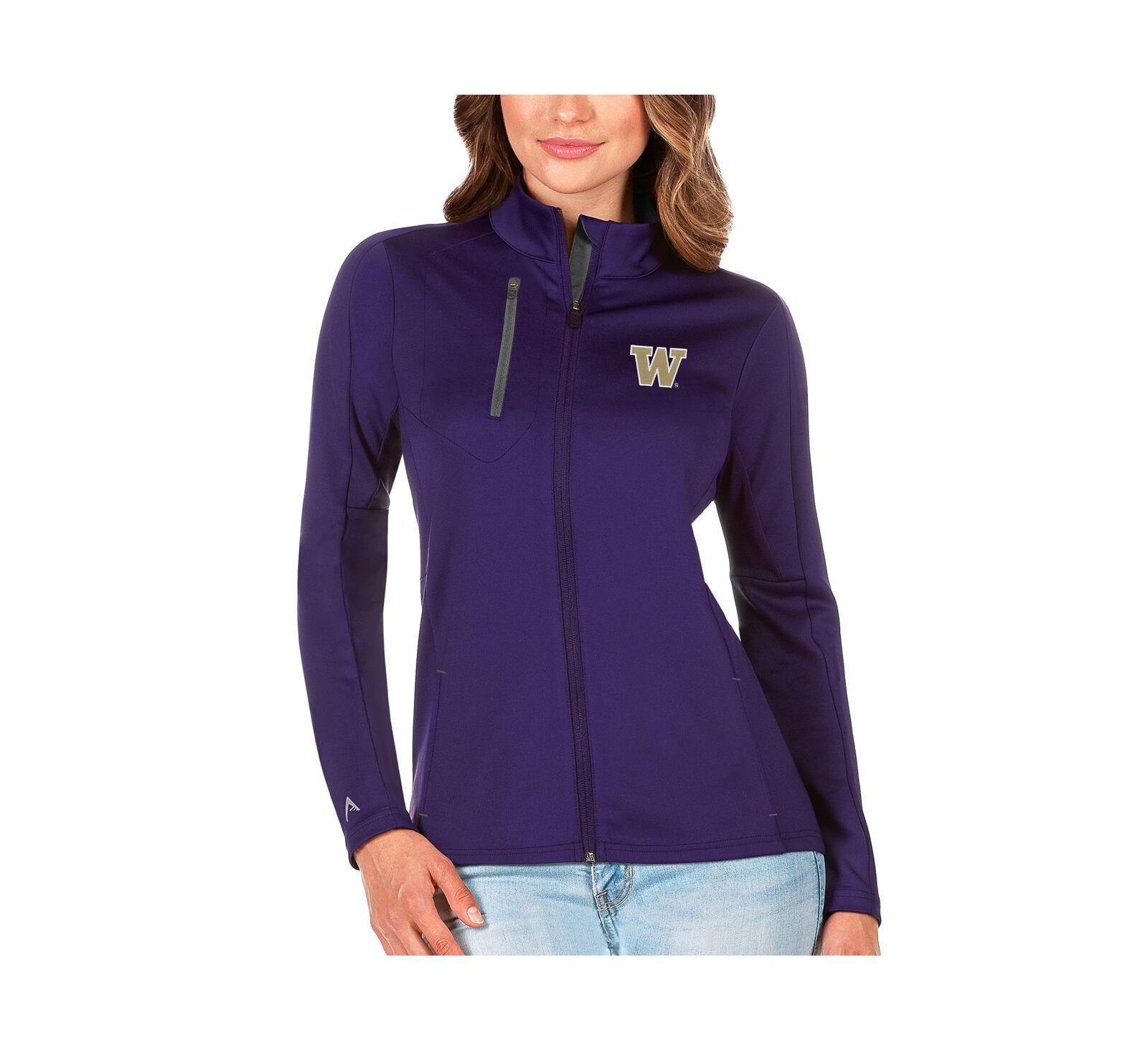 Женская куртка Antigua Washington Huskies Generation Full-Zip, Purple/Graphite