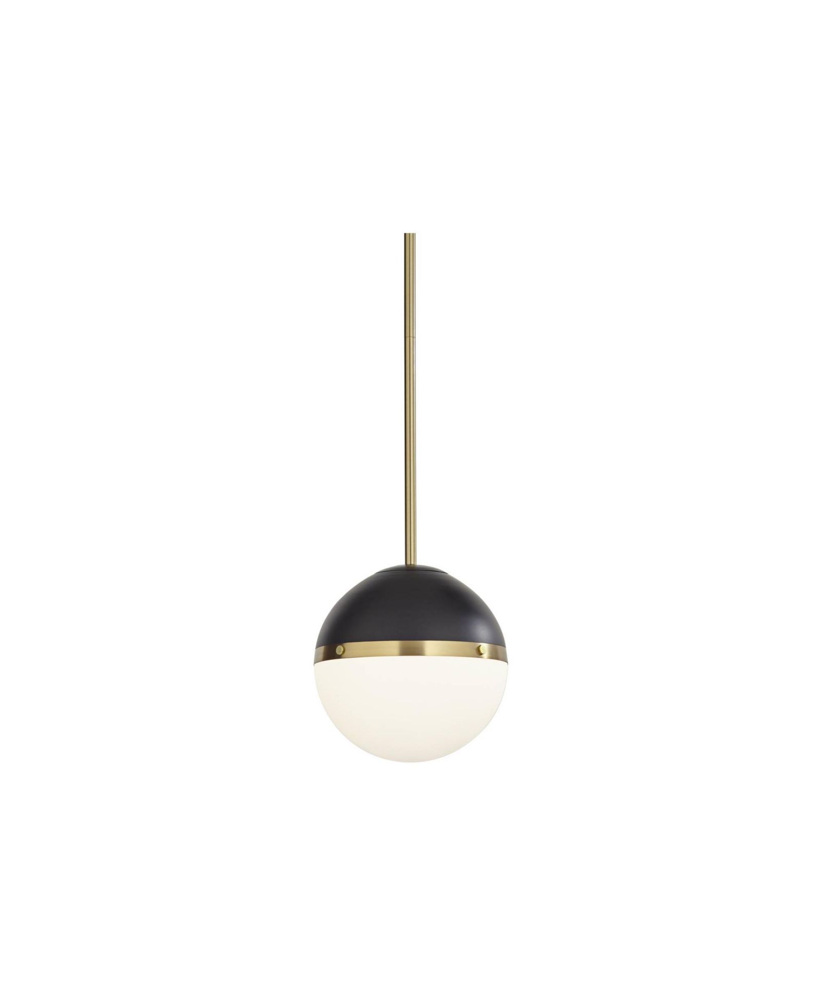 360 Lighting Современный подвесной потолочный светильник McGraw 10 1/4", античная латунь и черный, для столовой