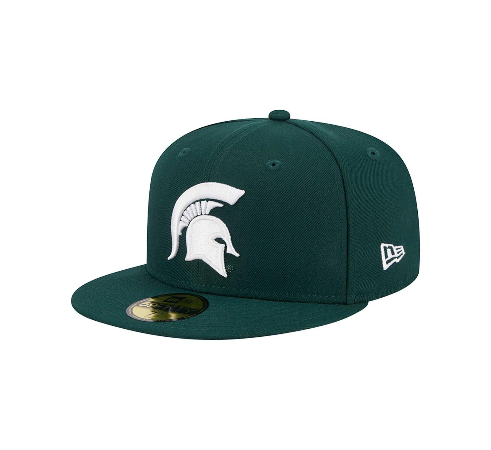New Era Men's Green Michigan State Spartans 59FIFTY Fitted Hat