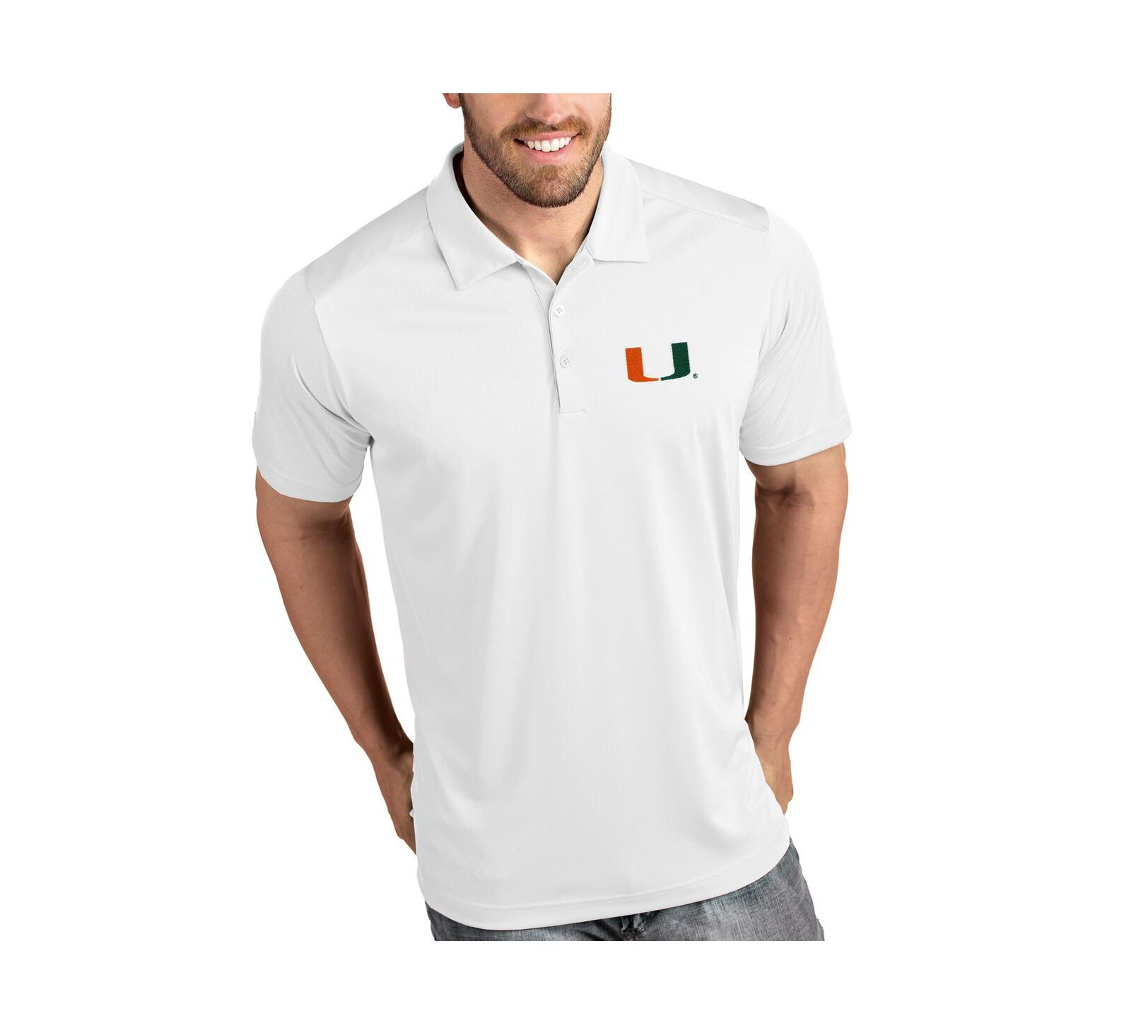 Antigua Мужская рубашка-поло Miami Hurricanes Tribute