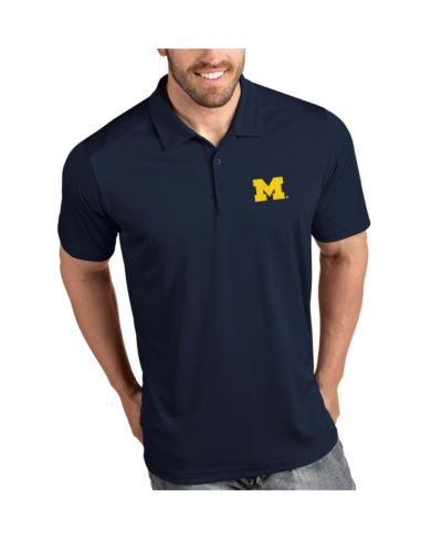 Мужское поло Antigua Michigan Wolverines Tribute