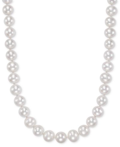 Ожерелье из культивированного речного жемчуга 18" в 14k Yellow Gold