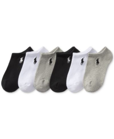 Polo Ralph Lauren низкие носки для девочек, 6-pack