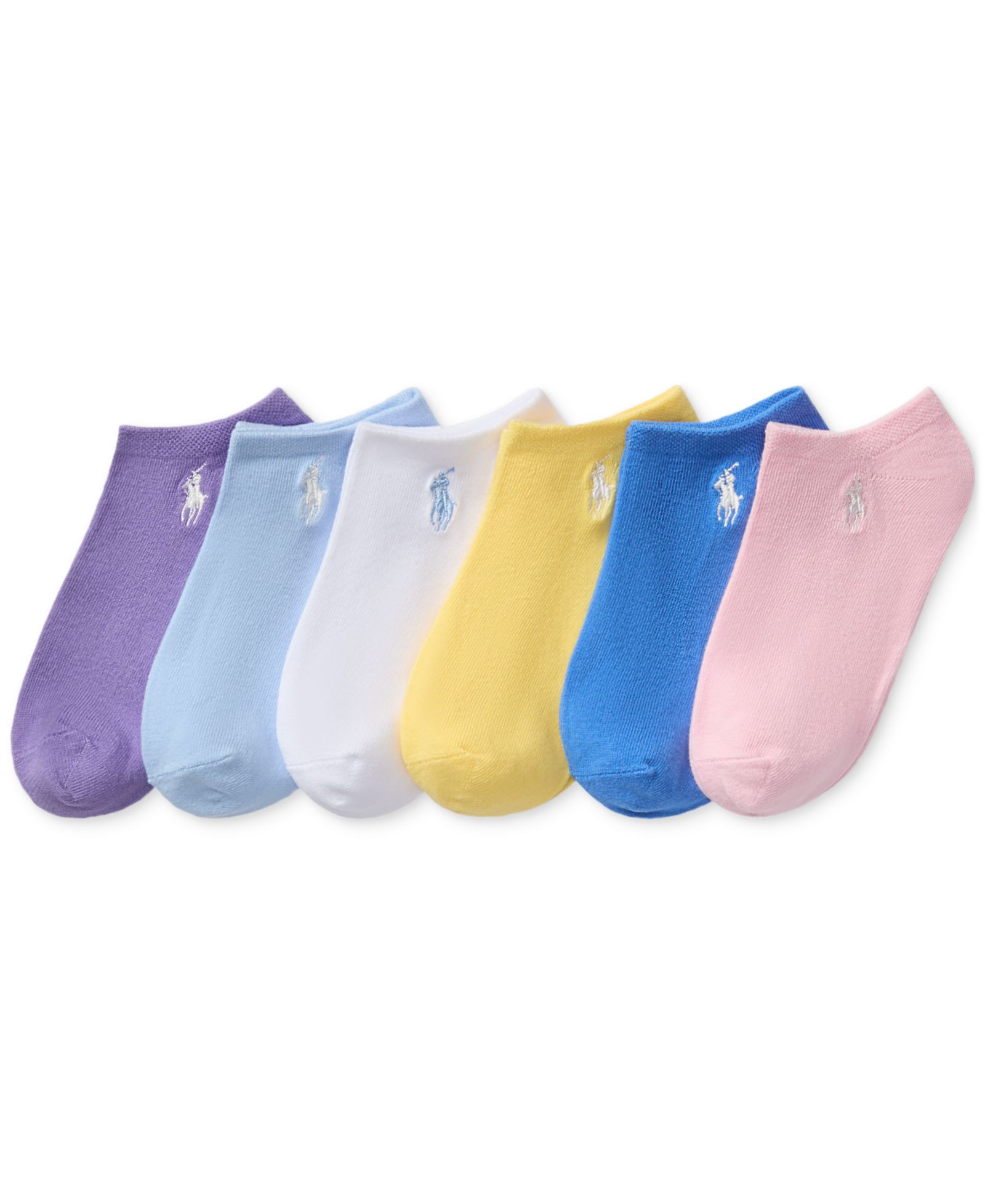 Детские носки Polo Ralph Lauren Classic Solid Low-Cut, 6 пар