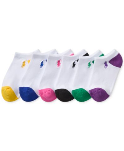 Детские носки Polo Ralph Lauren Classic Solid Low-Cut, 6 шт