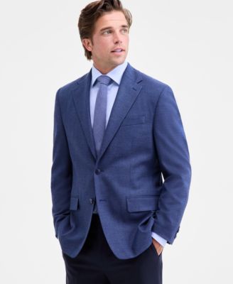 Michael Kors Мужской спортивный пиджак Classic-Fit Stretch Blue Twill