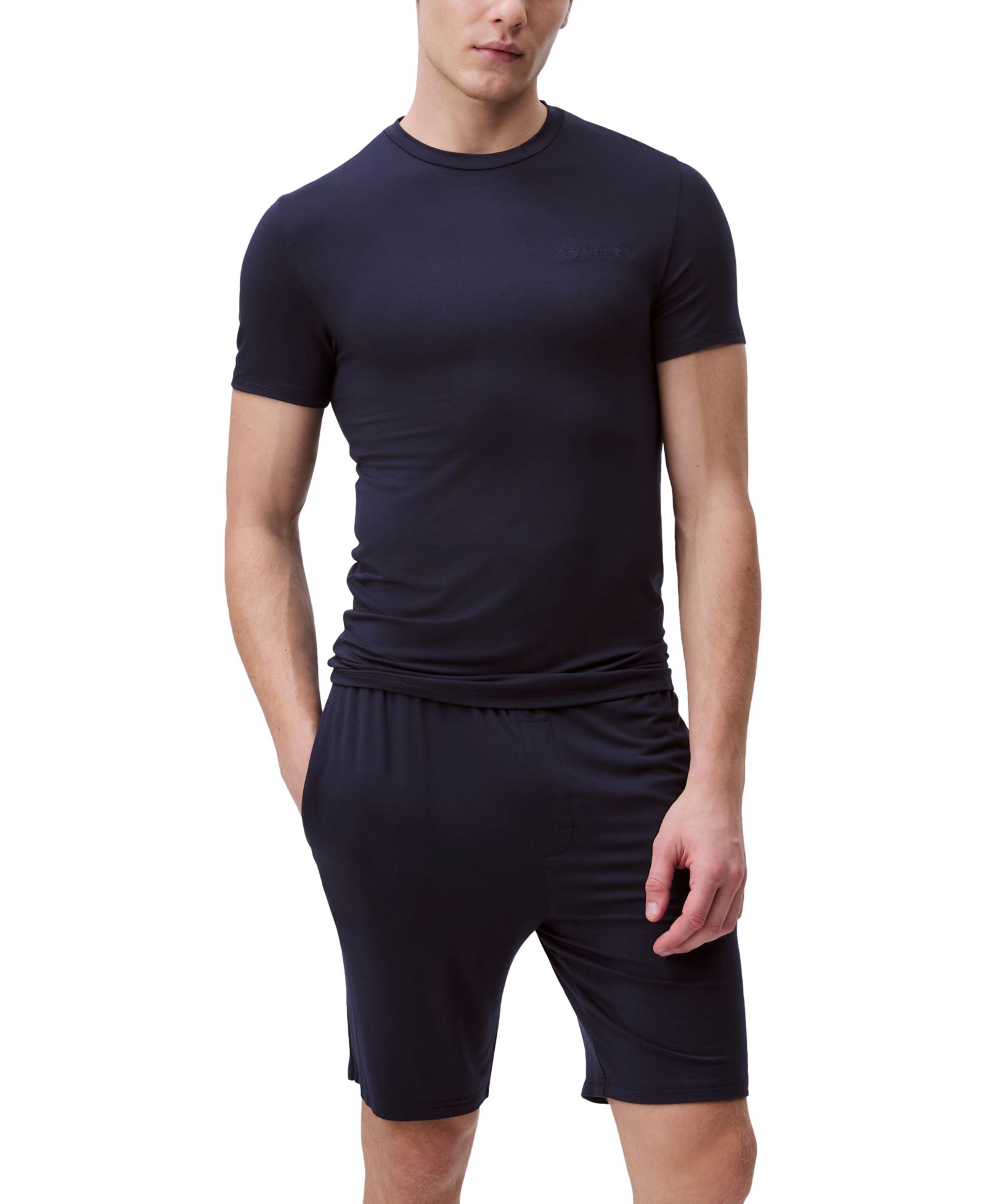Calvin Klein Мужские эластичные шорты для сна UltraSoft Stretch