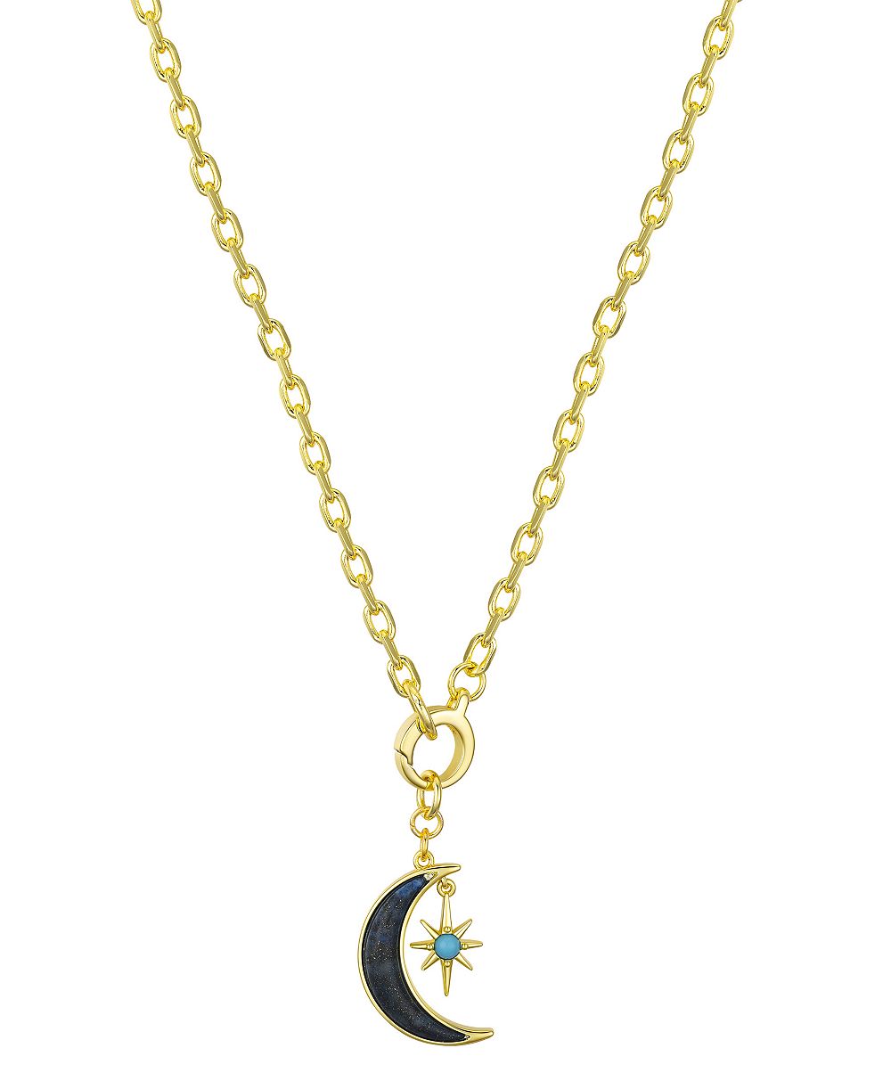 Unwritten Подвеска Lapis Stone Moon Star