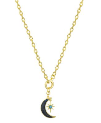 Unwritten Подвеска Lapis Stone Moon Star